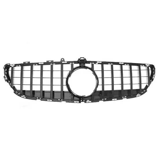 Black Front Grille for Mercedes-Benz CLS W218 16-18 GT Style Grill
