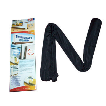 Twin Draft Guard Door Stopper, No More Bending or Repositioning