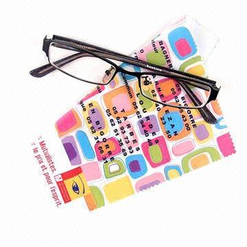 Microfiber eyeglasses/lens cleaning cloth