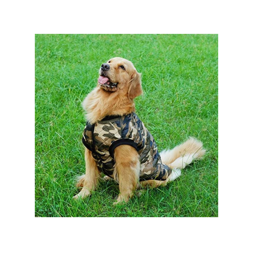 Camo Dog Jacket Coat for Big Dogs