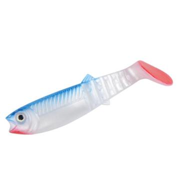 T Tail Soft Simulation Fishing Lures 80mm 100mm 125mm - Double Color Carp Artificial Bait