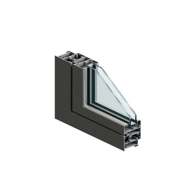 Customized Aluminium Extrusion Profiles for Anodized Sliver Matt Sliding Windows and Doors