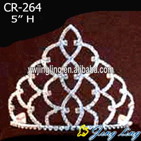 Wholesale 5 Inch Crystal Tiaras CR-264