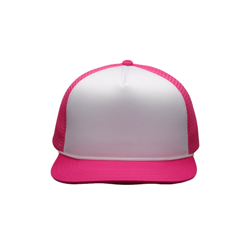 Модная бейсболка с плоским козырьком из сетки пике