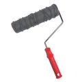 Rubber roller brush for paint