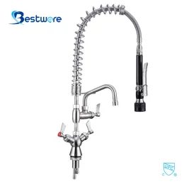 Commercial Kitchen Sink Faucets with Sprayer