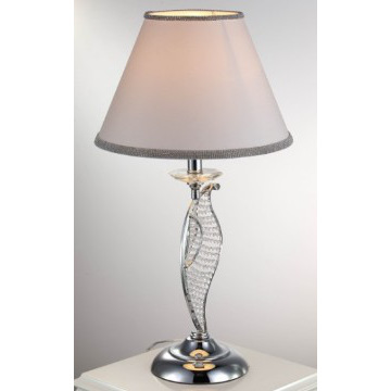 White Fabric Lampshade Bedside Table Lamps