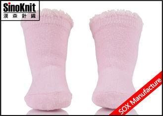 Pink Newborn Baby Socks / Lace Lovely Anti Slipper Indoor I