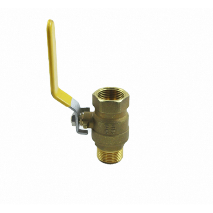 Kugelhahn aus verzinktem Messing für Wassersysteme