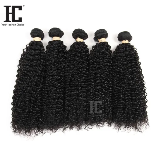 China Hair Bundle Sale Kinky Curly Unprocessed Wholesale Virgin Malaysian Hair Weave Bundles Human Hair Extensions
