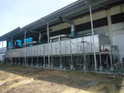 Fruit drying machine Conveyor belt dryer