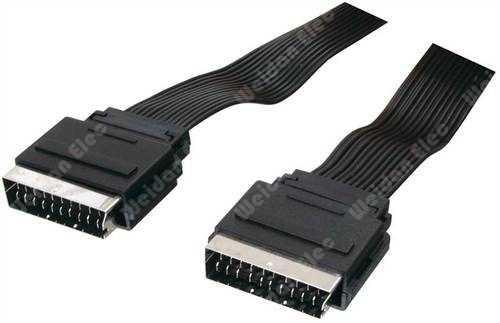 High Quality Scart to Scart Lead Flat Ribbon Cable Lead (WD13-006)