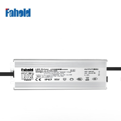 L1 Serie 100W 12-24VDC Optionaler Ausgangsspannungsspannungsspannung LED-Treiber