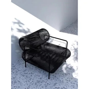 Waterproof Rattan Patio Sofa: Teak Footrest, Woven Leisure Chair for Balcony & Garden