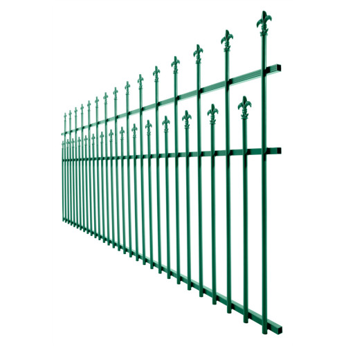 Prefabricated Steel Fence Yard Garden Wrought Iron Garden Fence Factory