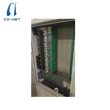 Buiten FTTX SMC Cabinet voor GPON -communicatie - 144/288 Poortvezeloptische verdeling
