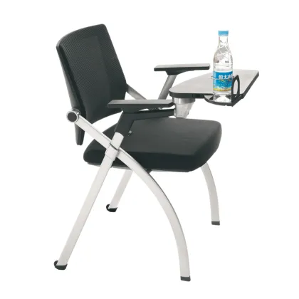Modern Design Conference Chair with Writing Tablet - Fashionable School Furniture for Training or Conference Rooms