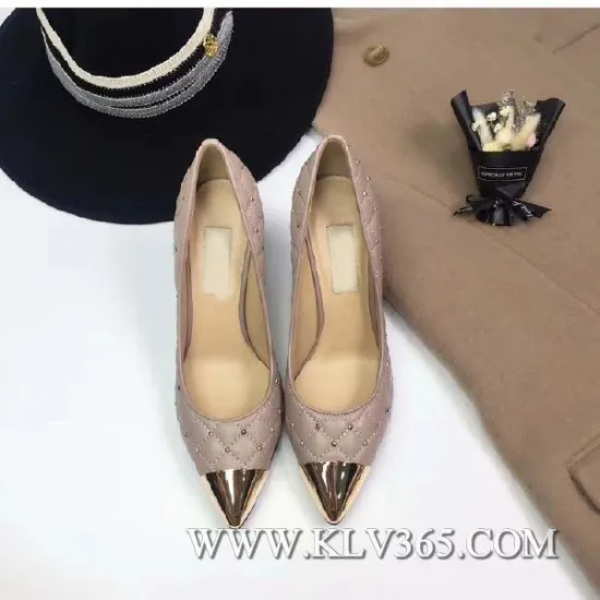 Designer Women Fashion Pointed Toe High Heel Leather Shoes