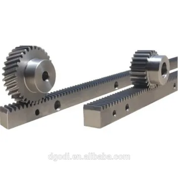 Top quality straight helical gear rack & pinions for machines