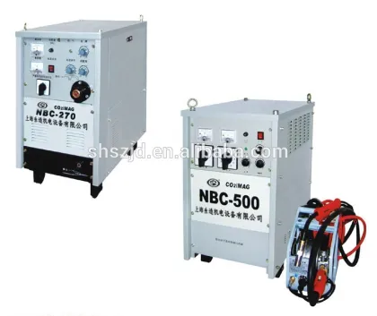 NBC-270,NBC-350, NBC-500 Melting pole gas shielded welding machine MIG welding