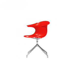 Infiniti Design apoyabrazos de aluminio Loop Swivel Chair