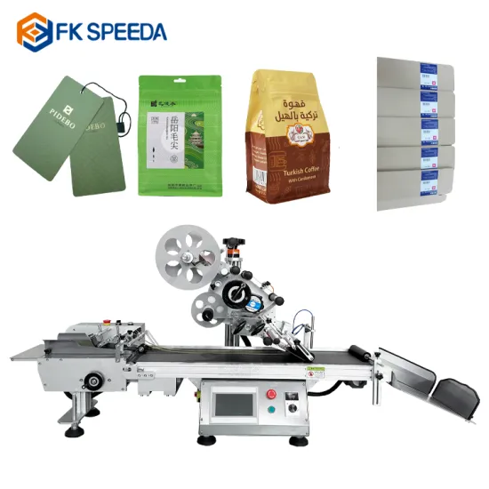 Professional Flat Bag Labeling Machine for Dry Fruits, Couscous, and Other Small Packaging Needs