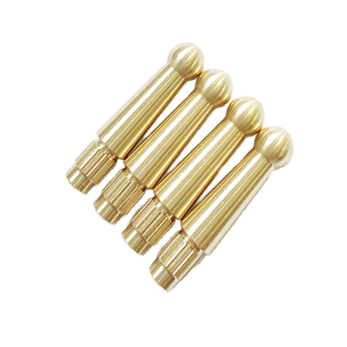 Vlastní mosazný vroubkovaný kolík