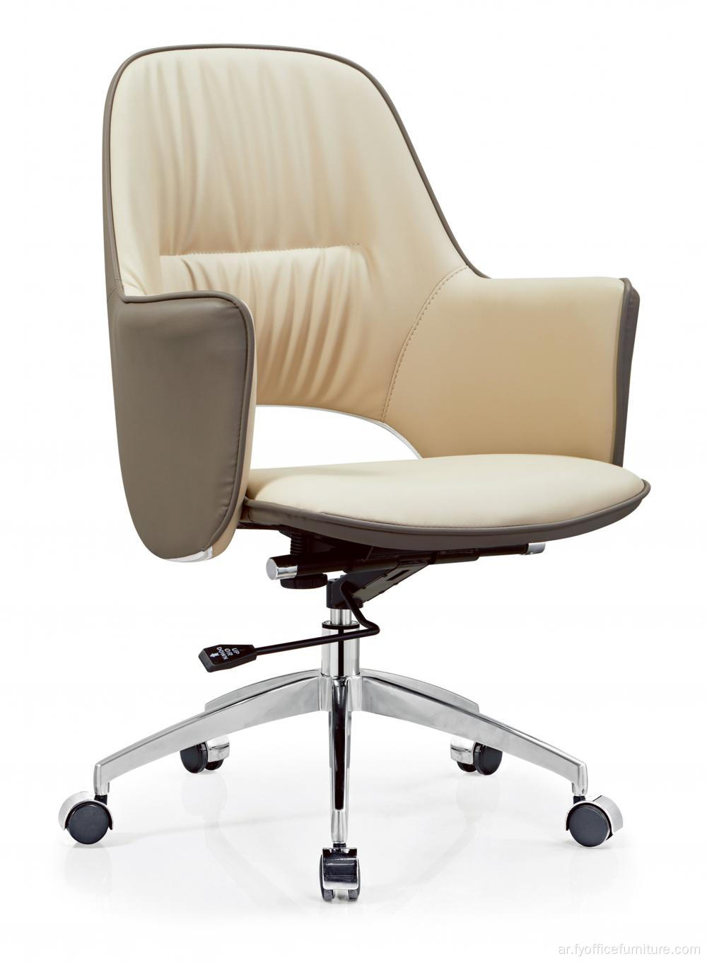 EX- سعر المصنع الحديثة كرسي منجد من جلد صناعي PU