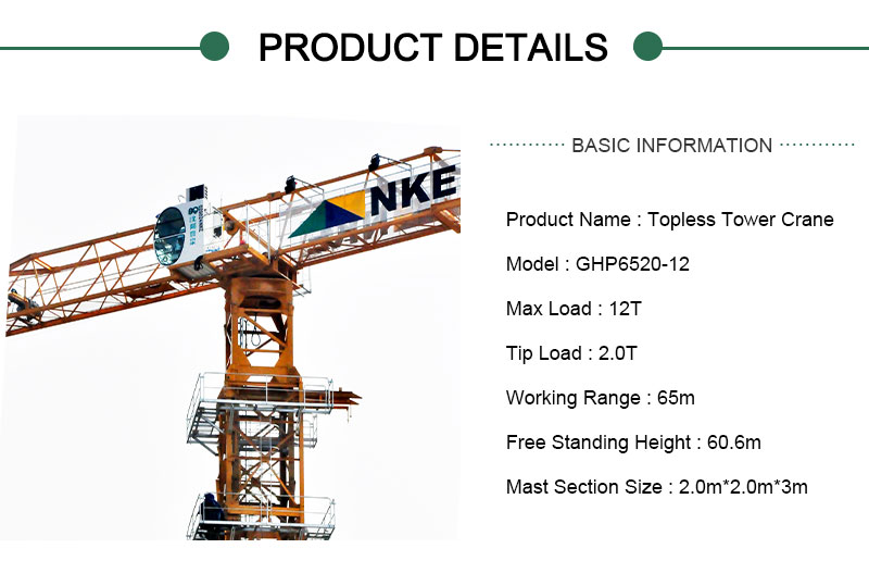 12 Ton Tower Crane