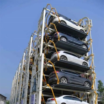 Sistema de estacionamiento rotativo vertical de 7 pisos