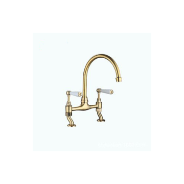 Factory Wholesale Gold Antique Brass Kitchen Faucet