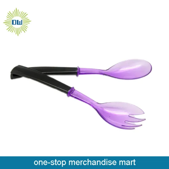 colored plastic spoon set