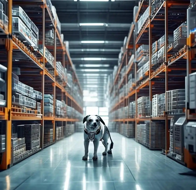 Warehouse Robot Dog