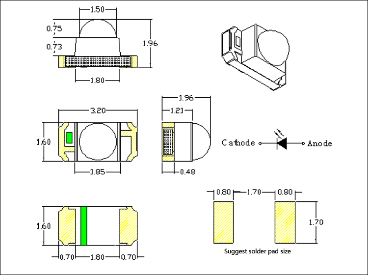 1206 smd led