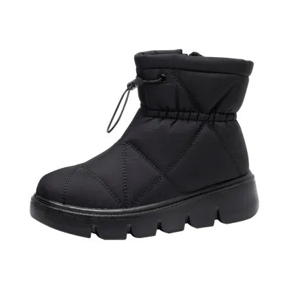 Winter waterproof mid tube snow boots