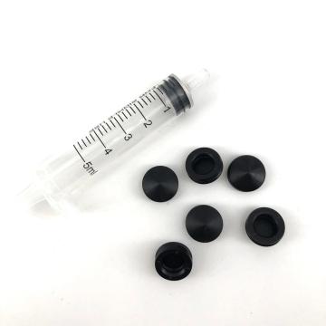 Rubber piston gasket for syringe