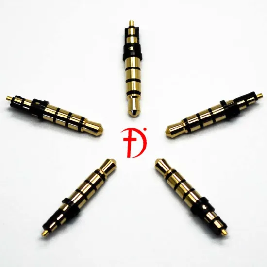 3.5mm trrs headphone plug with 4.5 plastic tray 23.5 mm length