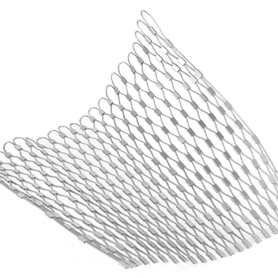 Metal Rope Mesh Cargo Net for Backpack and Bag Protection