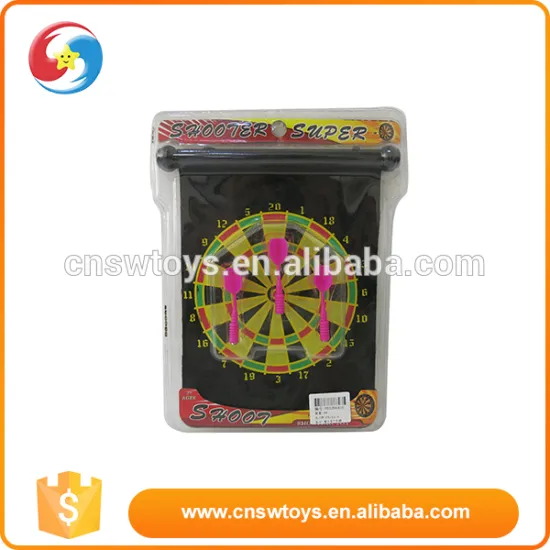 Novelty plastic baby educational toys sport toy dart board with 3 darts