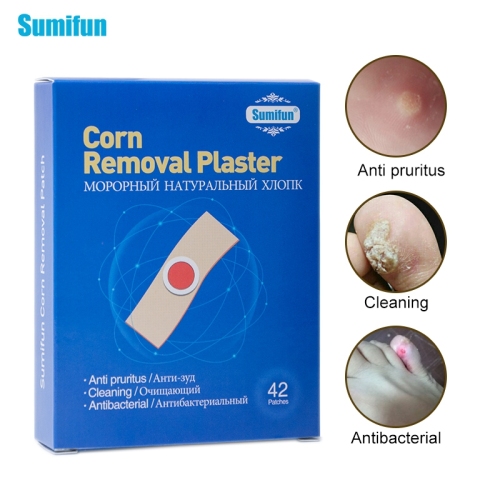 42/84pcs Medical Corn Remover Patch Foot Corn Removal Warts Thorn Patch Curative Patches Callosity Pain Relief Stickers K03401