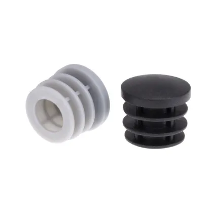 Black Plastic End Cap for Walking Aids Crutch 19 Tube