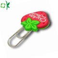 Jual Hot Kartun Silicone Clip Bookmark untuk Natal