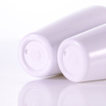 Opal White Glass Lotion Bottles Round Shape Lotion Bottle with golden caps Supplier