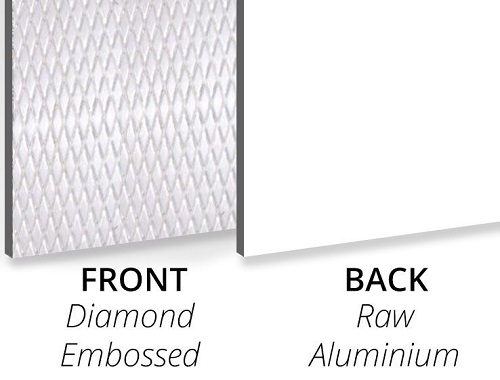 Diamondembossed Aluminium