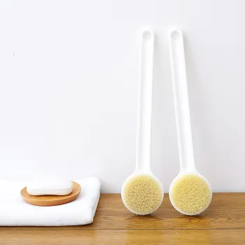 Soft Bristled Bath Brush for Back Rubbing and Dirt Removal