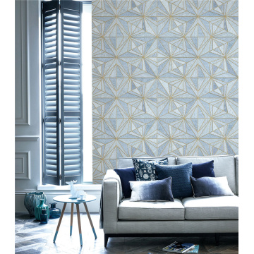 Modern Interior 3D Wallpaper Kertas Dinding Kamar PVC