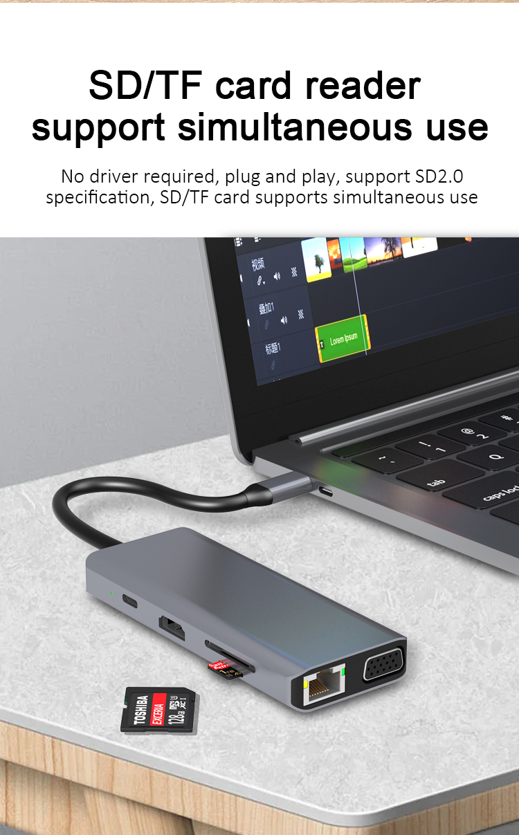 usb c docking station 11-in-1 USB-C Docking Station