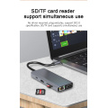 Multiport Dock Station with 4k Hdmi Usb3.0 Rj45