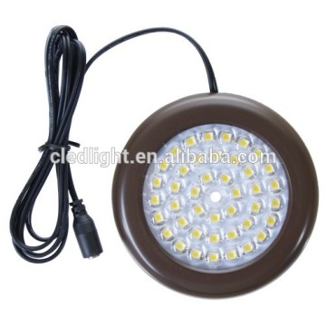 12VDC 3Watt Cool white LED Puck Cabinet Light UL listed