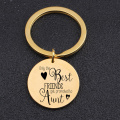 Keychain Engraved Only The Best Friends Get Promoted To Aunt For Best Friend Best Sister New Baby Gift Girl's Holder Key Tag